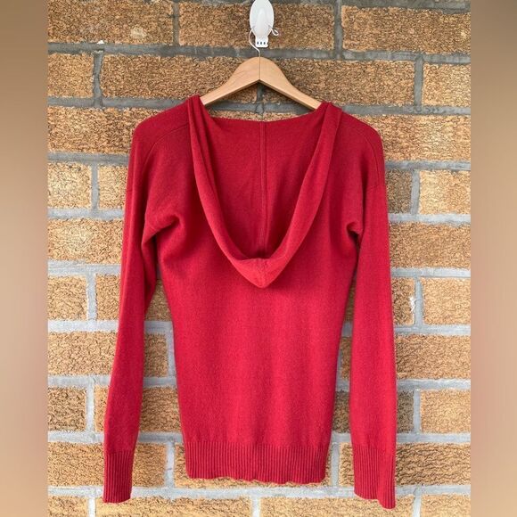 Christopher Fischer 100% Cashmere hooded sweater small - Picture 5 of 6